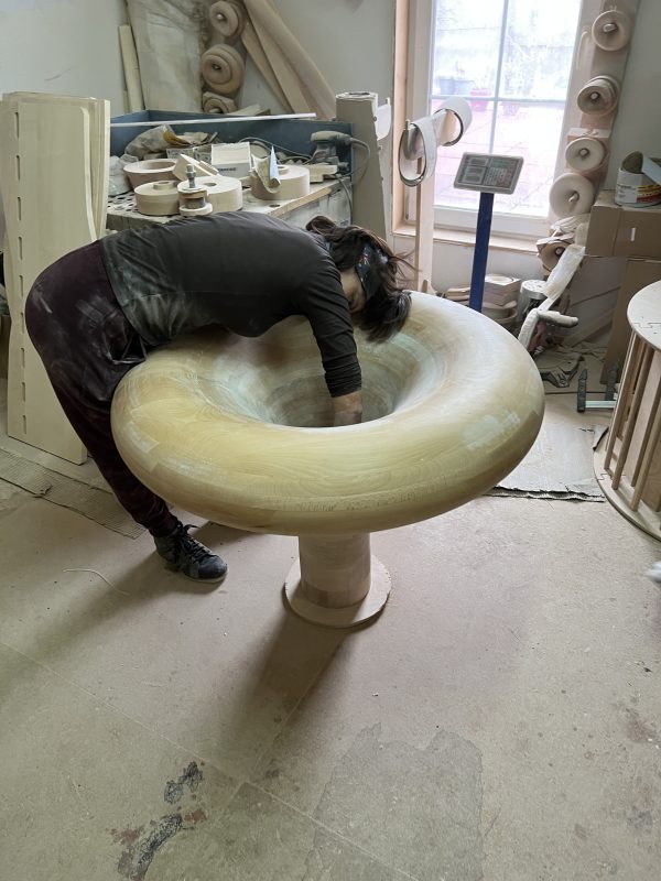 Jean Michel Le Cleac´h Horn aus Buchenholz  bis 300mm – Bild 4